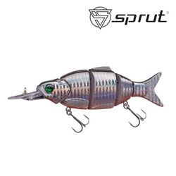 Воблер / Sprut Namazu 90S (Sinking/90mm/14,5g/0,8-1,5m/SBK)