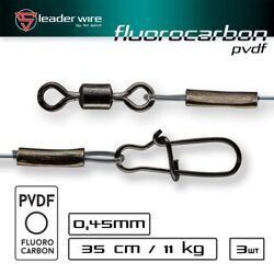 Поводки / Sprut Fluorocarbon (35cm/0,45mm/11kg) упак: 3шт